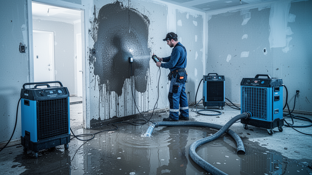 Trocknungstechnik Brügmann – technische Unterstützung bei Wasserschäden und Baufeuchte